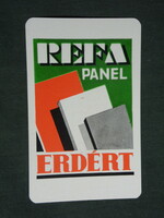 Card calendar, 25-year-old forest wood processing and sales company, refa panel, 1976, (2)