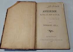 Pongrátz Béla - Akkordok költemények