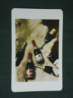 Card calendar, pompadour champagne family, Ágker kft., 1976, (2)