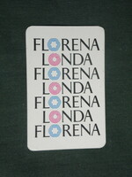 Card calendar, florena cosmetic products from the ndk, 1976, (2)