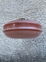 Vintage mauve glass lamp pendant retro design