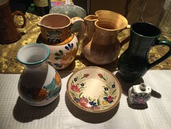 6-piece, mixed folk ceramics package (78)