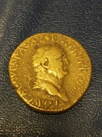 Emperor Vespasian AD 69-79, Ae Roman Imperial sestertius coin