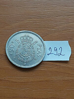 Spain 50 pesetas 1975 copper-nickel, i. King John Charles 292