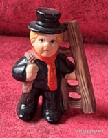 Christmas and New Year porcelain chimney sweep