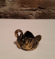 Brass miniature swan