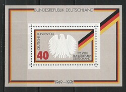 Postatiszta Bundes 1780    Mi blokk 10      1,70 Euró  100 x 70 mm