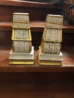 Pair of ceramic wall statue holders, 26 cm. For interior decoration