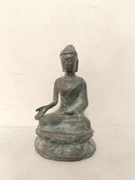 Antique Buddha Buddhist bronze statue with patina 325 8042
