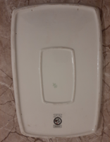 "SZOB" feliratos (Szobi szörp, gyümölcsfeldolg.váll.) kínáló porcelán tálaló tál falrakasztható