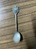 Marked silver decorative teaspoon