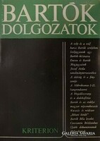 Tanulmányok Bartók Béláról - Bartók-dolgozatok