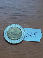 Italy 500 lira 1990, bimetal 345