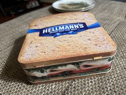 Nagyon helyes Hellmann’s fém szendvicsdoboz kiváló állapotban!