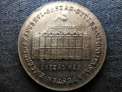 Emlékül az 1865. évi országgyűlés megnyitására ezüstözött bronz érem 40mm 27,55g (id69638)