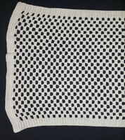 Old crocheted tablecloth 60x32cm