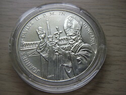 500 Forint Ezüstemlékérme 1991 II János Pál Pápa Zárt  kapszulában