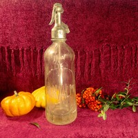 Old soda bottle with 