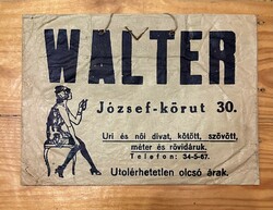 Walter úri és női divat papírtasak