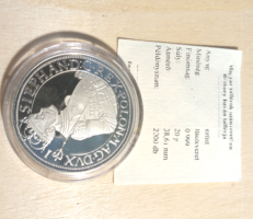 Báthoristván commemorative coin in re-struck 20 grams silver proof design