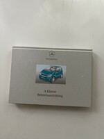 Mercedes-Benz A-Klasse Betriebsanleitung A-osztály 2001. kezelési útmutató
