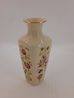 Zsolnay virágmintás váza, 14,5 cm