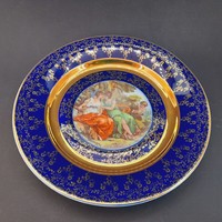 Epiag carlsbad bowl with a romantic scene, 24.5 cm