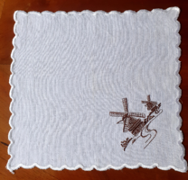 6 db. szélmalmos textil szalvéta 25x25 cm