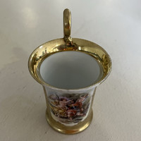 Gold-plated coffee cup