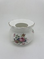 Angol Staffordshire virágos porcelán tartó 7.5cm
