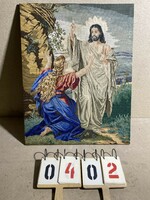 XIX. század végi gobelin, 67 x 86 cm-es nagyságú.0402