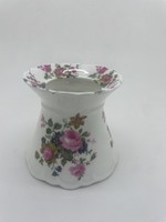 Angol Beverley porcelán virágos váza 7cm