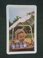 Card calendar, borsod hot food chemical goods company, Miskolc, baby food, 1976, (2)
