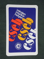 Card calendar, state insurance, Cséb insurance, 1976, (2)