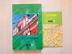 Szlovénia útikönyv térképpel, új, ajándékozható
