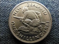 New Zealand ii. Elizabeth 1 shilling 1961 (id66385)