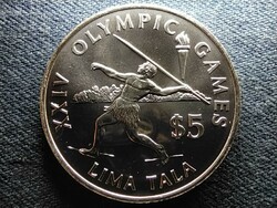 Új-Zéland Tokelau XXIV Nyári Olimpia 1988 Szöul .925 ezüst 5 Tala 1988 (id66325)