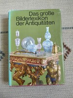 Német régiséges könyv - Das Große Bilderlexikon der Antiquitäten - műtárgybecsüs könyv