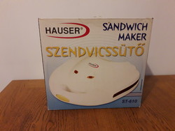 Keveset használt Hauser elektronic ST-610 szendvicssütő