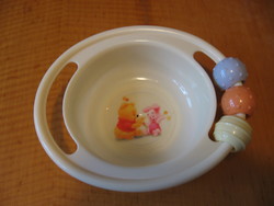 Trudeau plastic baby plate with teddy bear and friends pattern