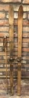 Antik fa síléc (Pajtás márkájú gyermek síléc) 130 cm