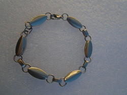 Solid Ovosi metal bracelet, unused, new product and very heavy, 22 cm, eye approx. 2 cm