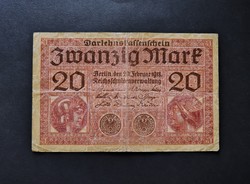 Németország 20 Márka 1918