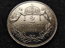 Ferenc József (1848-1916) .835 ezüst 2 Korona 1913 KB EXTRA (id80852)
