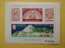 1975. Stamp day (48.) - Visegrad monuments block**