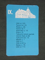 Card calendar, household perfume shops, Budapest, 1977, (2)