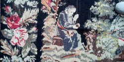 Hand-woven pink kilim woven carpet of Toronto style 185x262 cm.