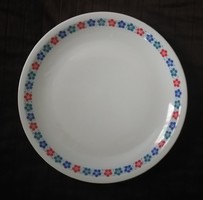 Alföldi porcelán kék - piros virágos tányér 24 cm