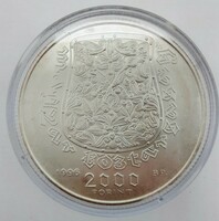 399T. From HUF 1 silver 925‰ 31.1G Conquest 1100th anniversary commemorative coin 1996 bu veret