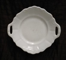 Kerámia indamintás füles tányér tál 26 cm.